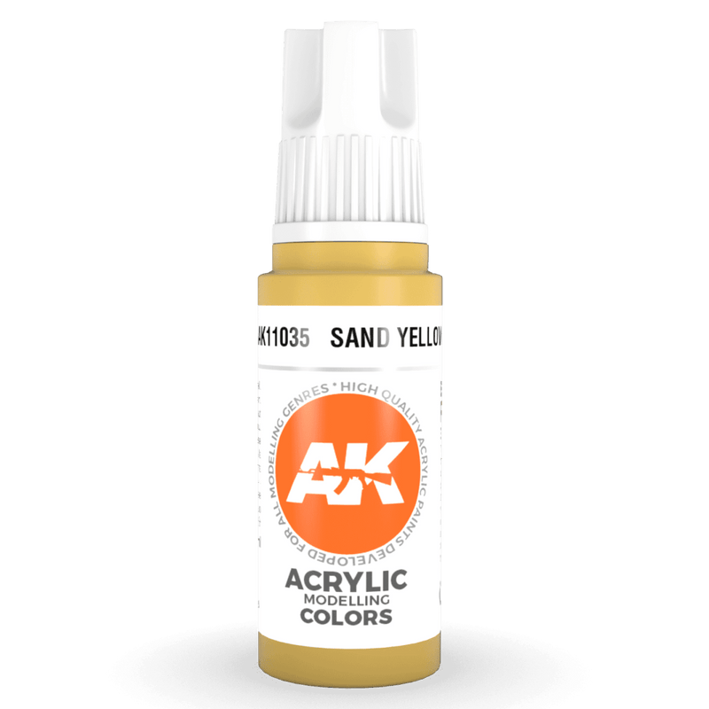 AK Interactive 3rd Gen Acrylic - Sand Yellow 17ml AK11035