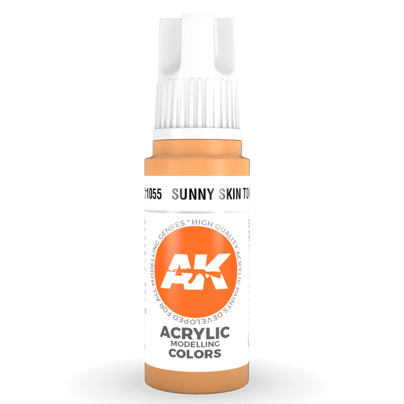 AK Interactive 3rd Gen Acrylic - Sunny Skin Tone 17ml AK11055