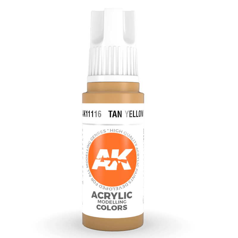 AK Interactive 3rd Gen Acrylic - Tan Yellow 17ml AK11116