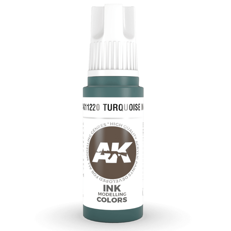 AK Interactive 3rd Gen Acrylic - Turquoise INK 17ml AK11220