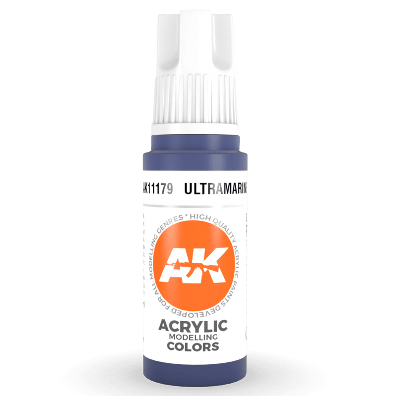 AK Interactive 3rd Gen Acrylic - Ultramarine 17ml AK11179