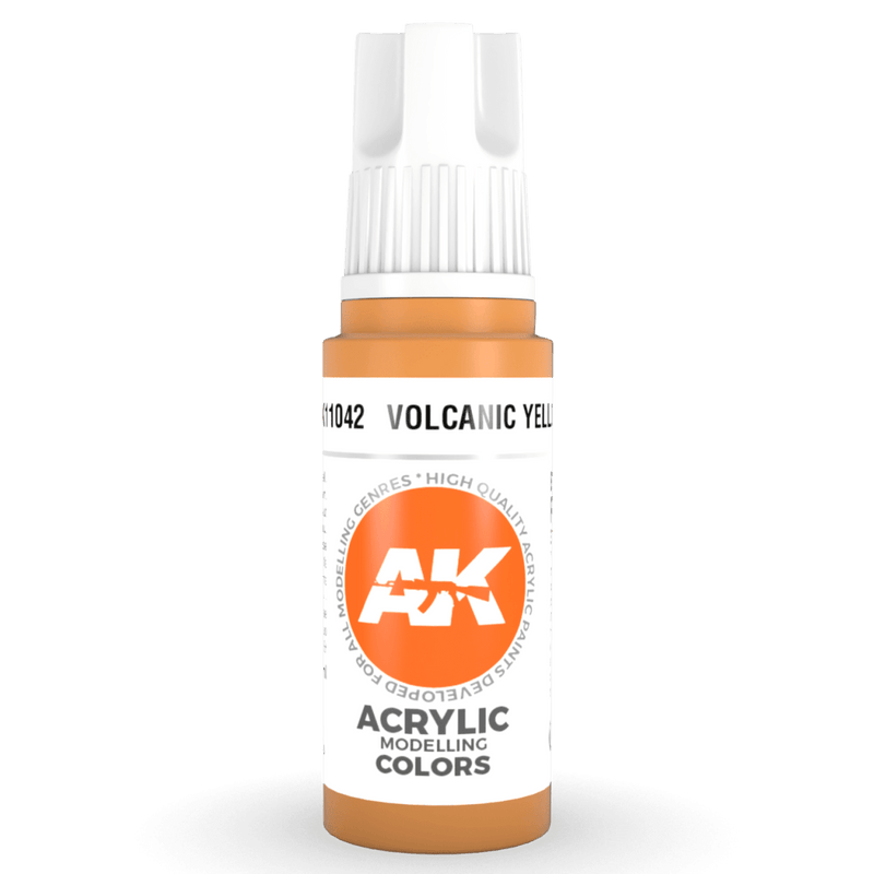 AK Interactive 3rd Gen Acrylic - Volcanic Yellow 17ml AK11042