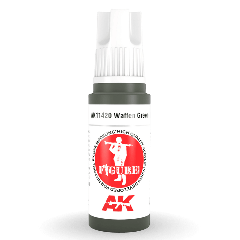 AK Interactive 3rd Gen Acrylic - Waffen Green 17ml AK11420