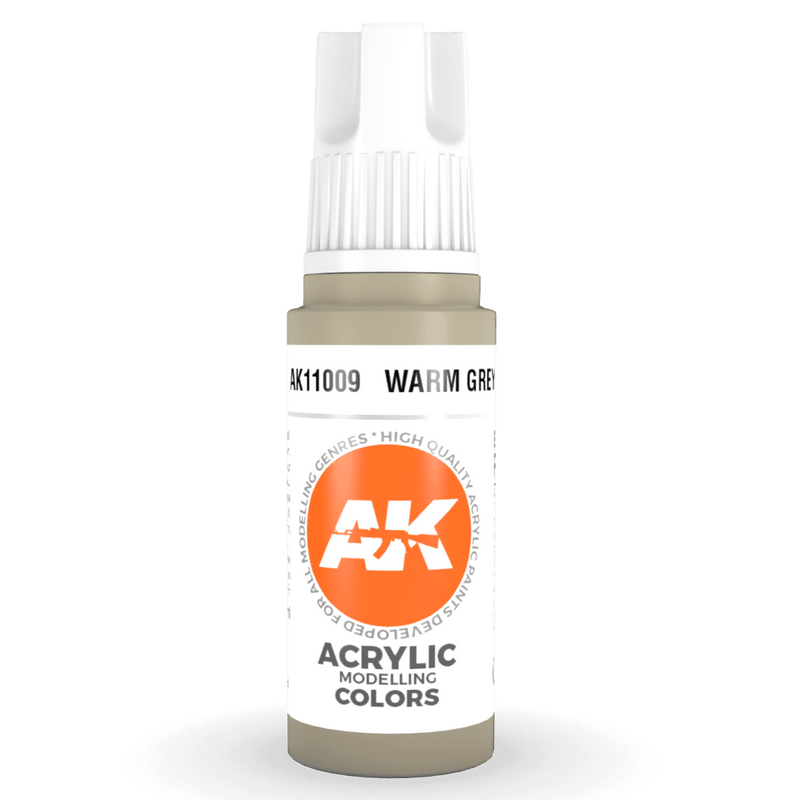 AK Interactive 3rd Gen Acrylic - Warm Grey 17ml AK11009