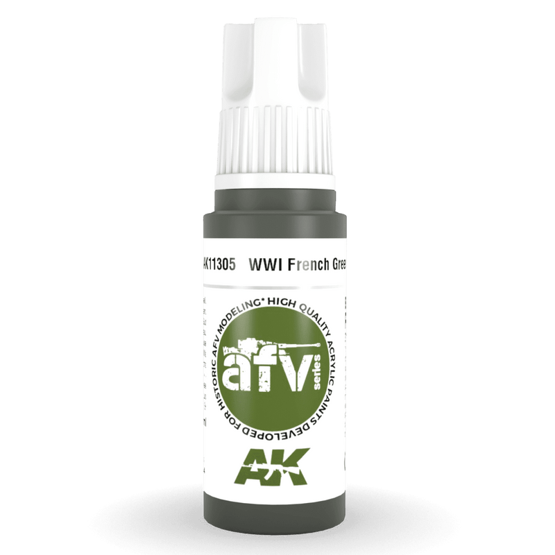 AK Interactive 3rd Gen Acrylic - WWI French Green 1 17ml AK11305