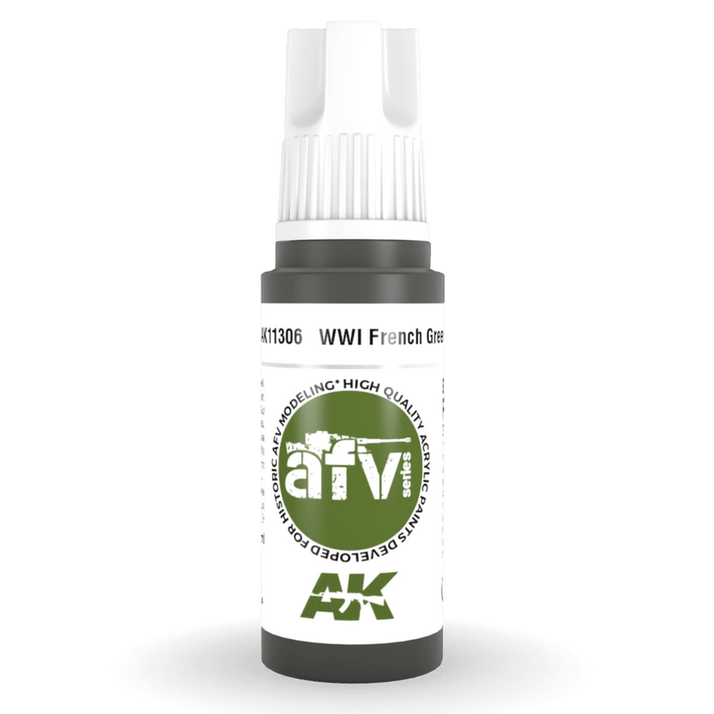 AK Interactive 3rd Gen Acrylic - WWI French Green 2 17ml AK11306