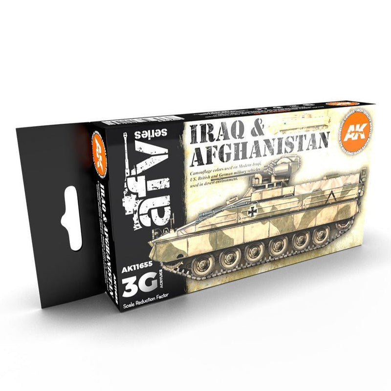 AK Interactive 3rd Gen AFV Paint Set - Iraq & Afghanistan