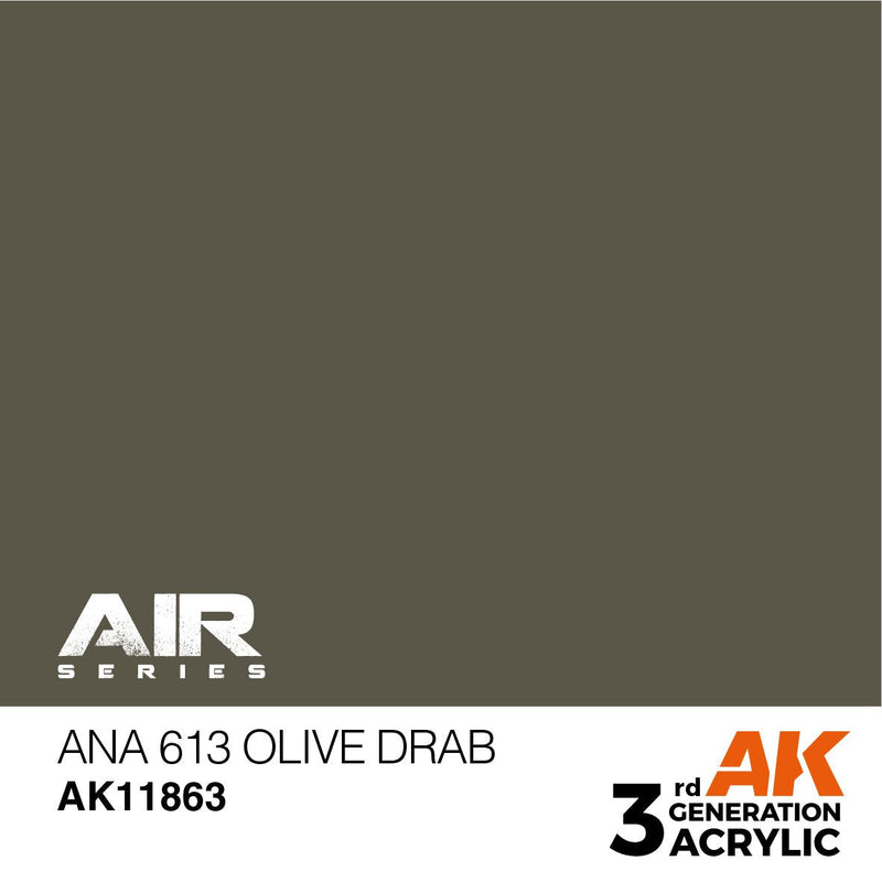 AK Interactive 3rd Gen ANA 613 Olive Drab AK11863