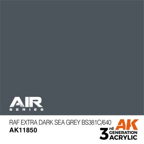 AK Interactive 3rd Gen RAF Extra Dark Sea Grey BS381C/640 AK11850