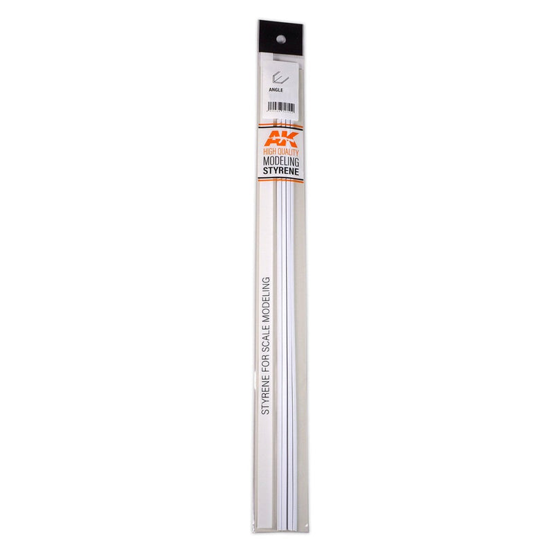 AK Interactive - Angle 1.5mm x 1.5mm x 350mm - Styrene Strip