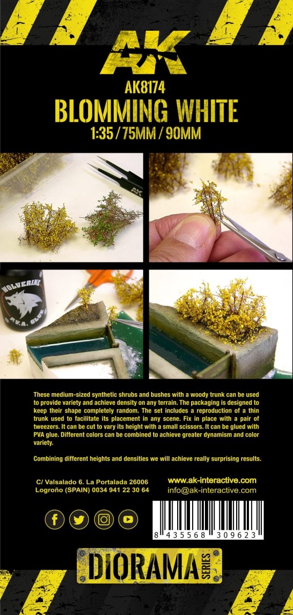 AK Interactive - Blomming White Shrubberies - AK8174
