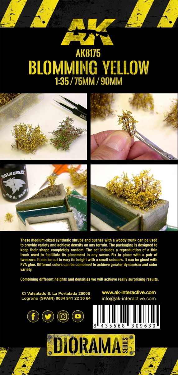 AK Interactive - Blomming Yellow Shrubberies AK8175