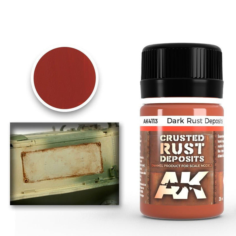 AK Interactive Dark Rust Deposit 35ml AK4113
