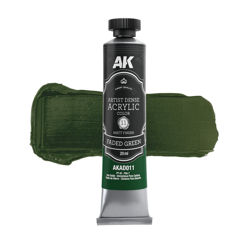 AK Interactive Dense Acrylic Faded Green