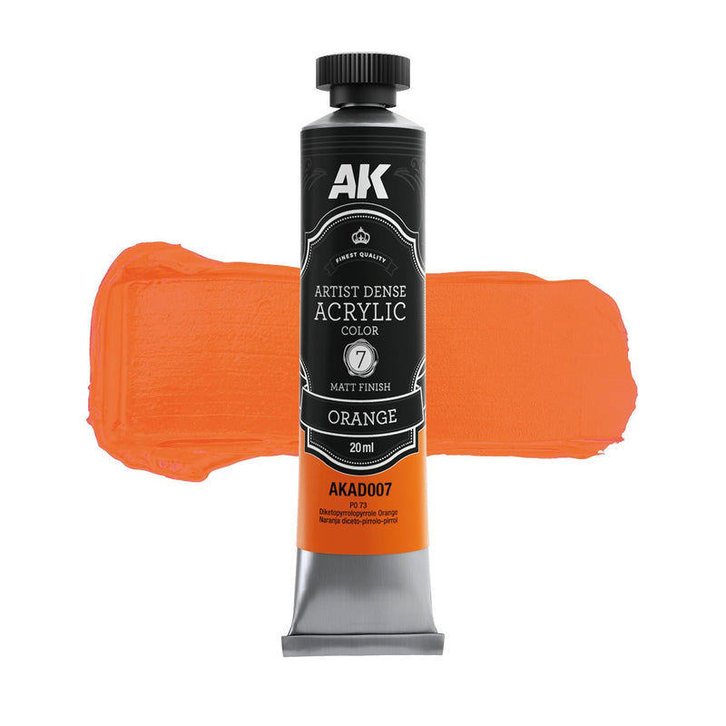 AK Interactive Dense Acrylic Primary & Secondary Set (6 tubes 20ml)