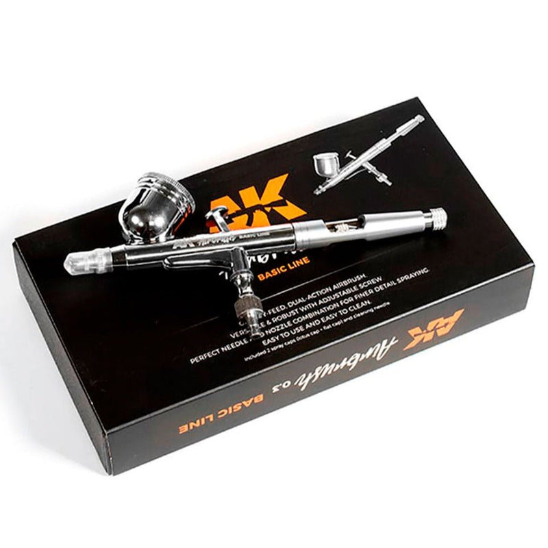 AK Interactive Dual Action Airbrush with 0.3mm Nozzle