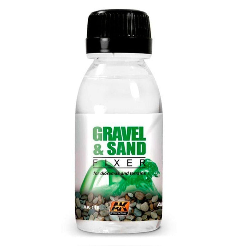 AK Interactive Gravel and Sand Fixer 100ml AK118
