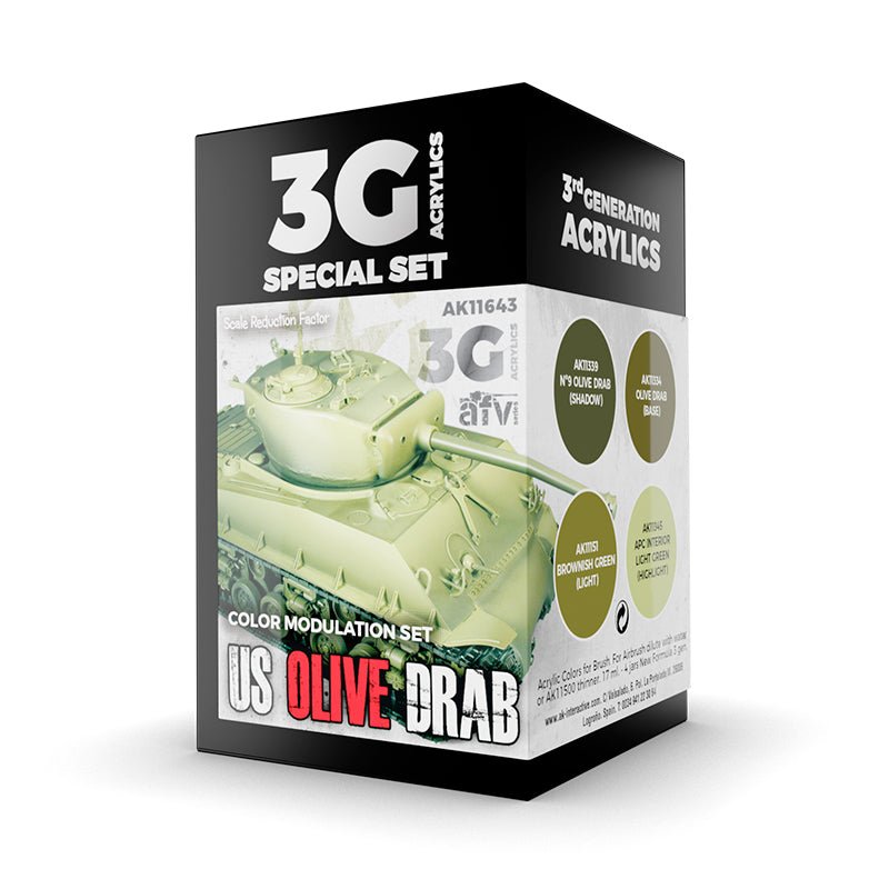 AK Interactive - Modulation US Olive Drab  3G