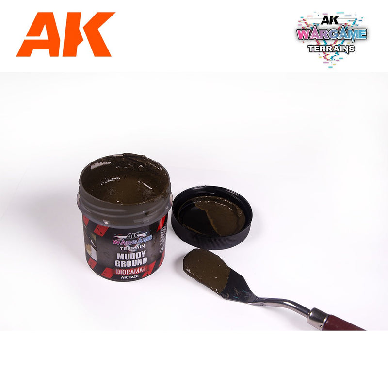 AK Interactive Muddy Ground - Wargame Terrains - 100ml AK1226