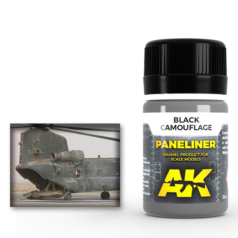 AK Interactive Paneliner for Black Camouflage 35ml AK2075