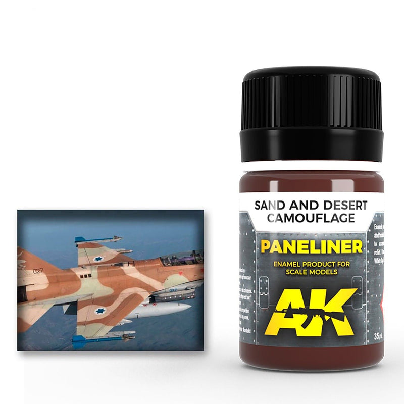 AK Interactive Paneliner for Sand and Desert Camouflage 35ml AK2073