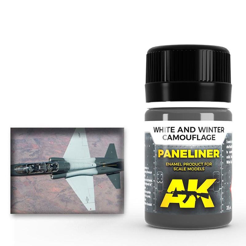 AK Interactive Paneliner for White and Winter Camouflage 35ml AK2074