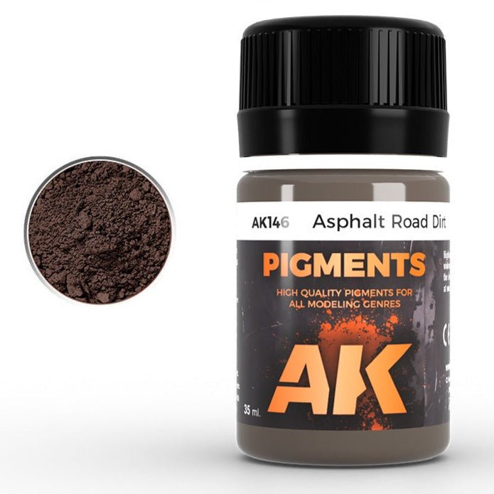 AK Interactive Pigment - Asphalt Road Dirt AK146