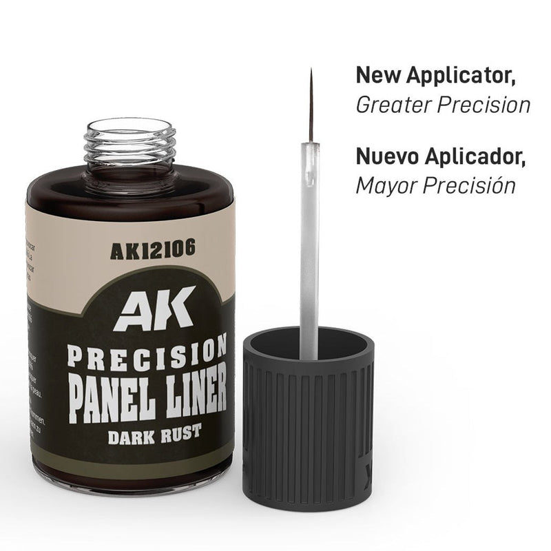 AK Interactive Precision Panel Liner - Dark Rust