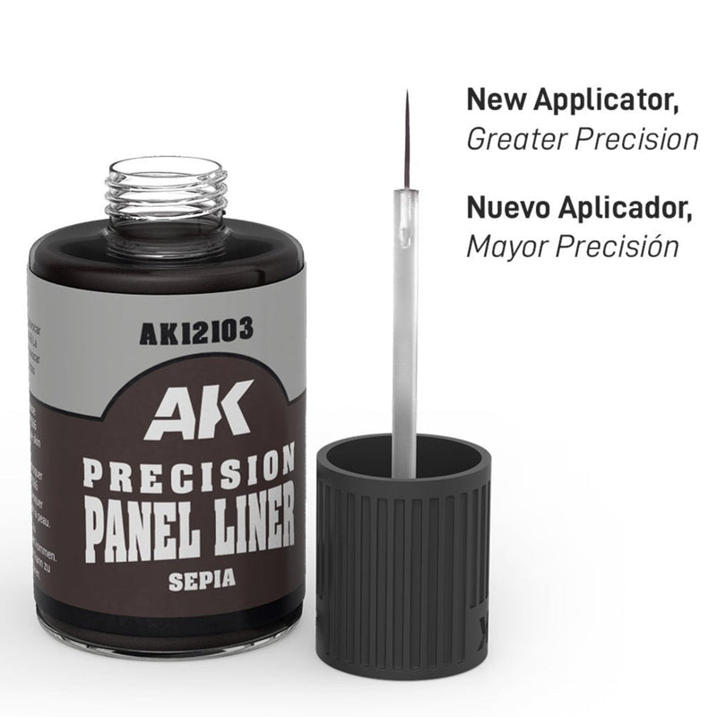 AK Interactive Precision Panel Liner - Sepia