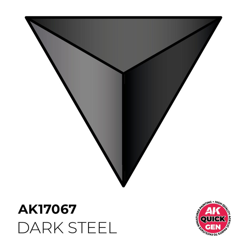AK Interactive Quick Gen - Dark Steel 18ml AK17067