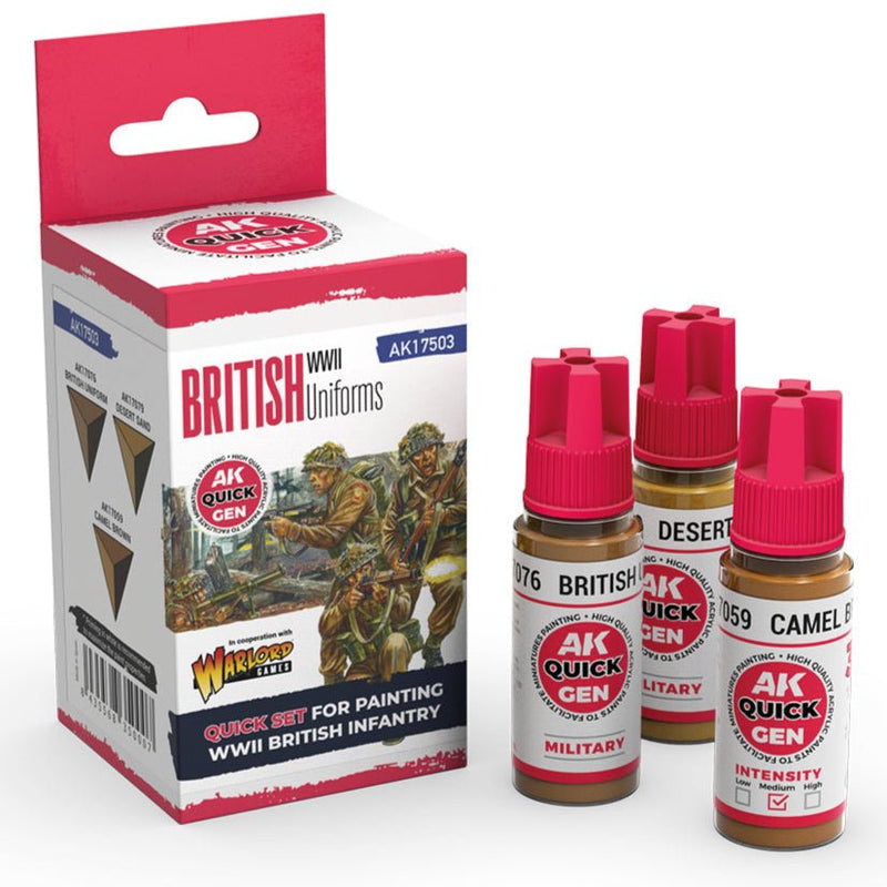 AK Interactive Quick Gen Set - British Uniforms AK17503