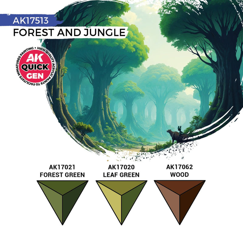AK Interactive Quick Gen Set - Forest & Jungle AK17513