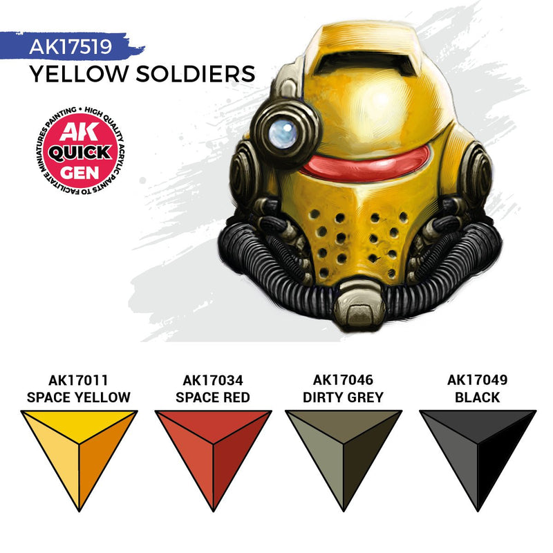 AK Interactive Quick Gen Set - Yellow Soldiers AK17519