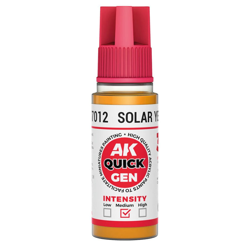 AK Interactive Quick Gen - Solar Yellow 18ml AK17012