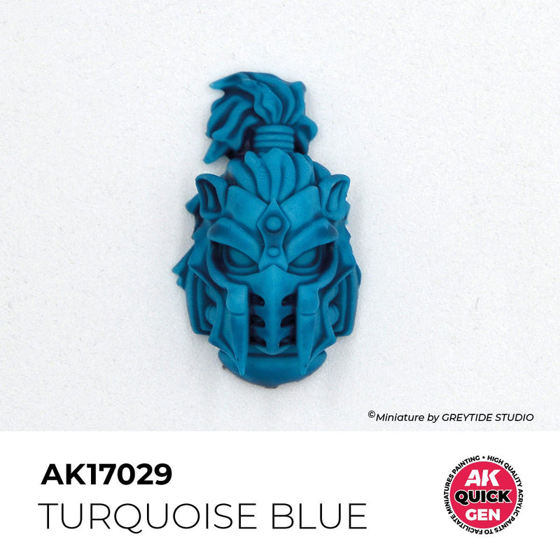 AK Interactive Quick Gen - Turquoise Blue 18ml AK17029