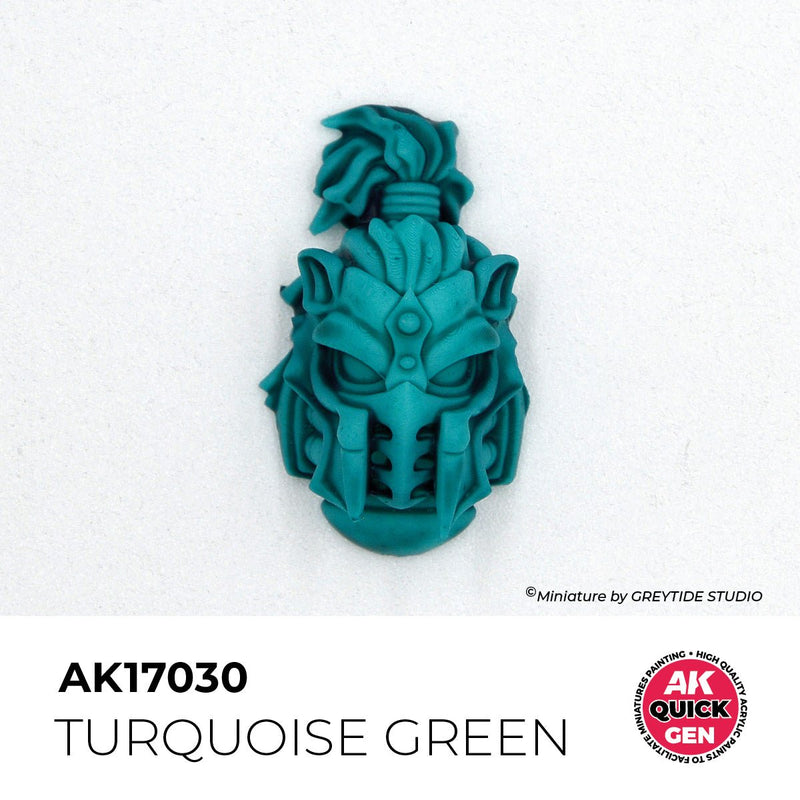 AK Interactive Quick Gen - Turquoise Green 18ml AK17030