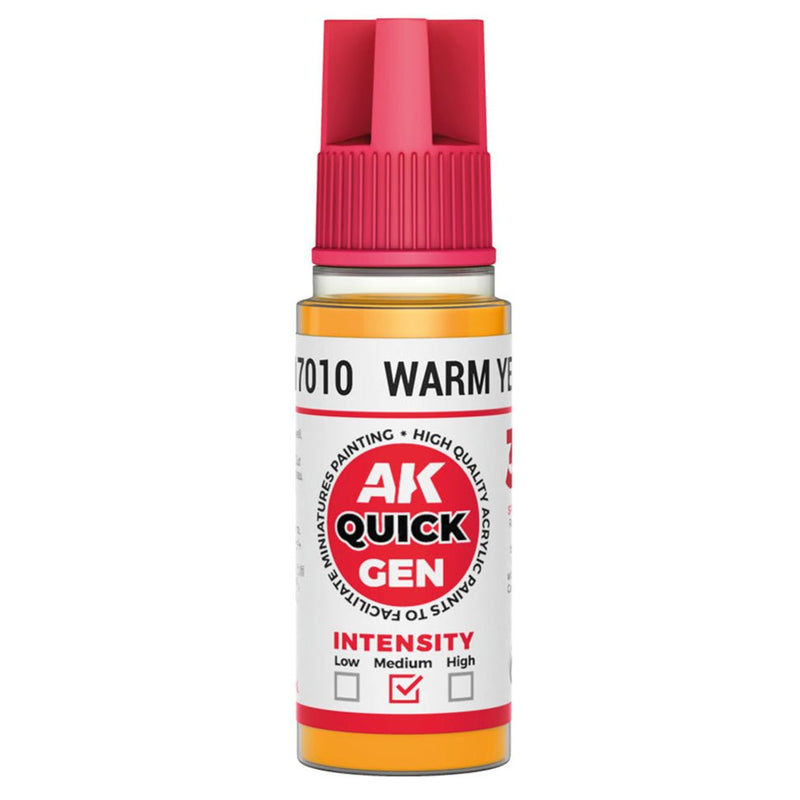 AK Interactive Quick Gen - Warm Yellow 18ml AK17010