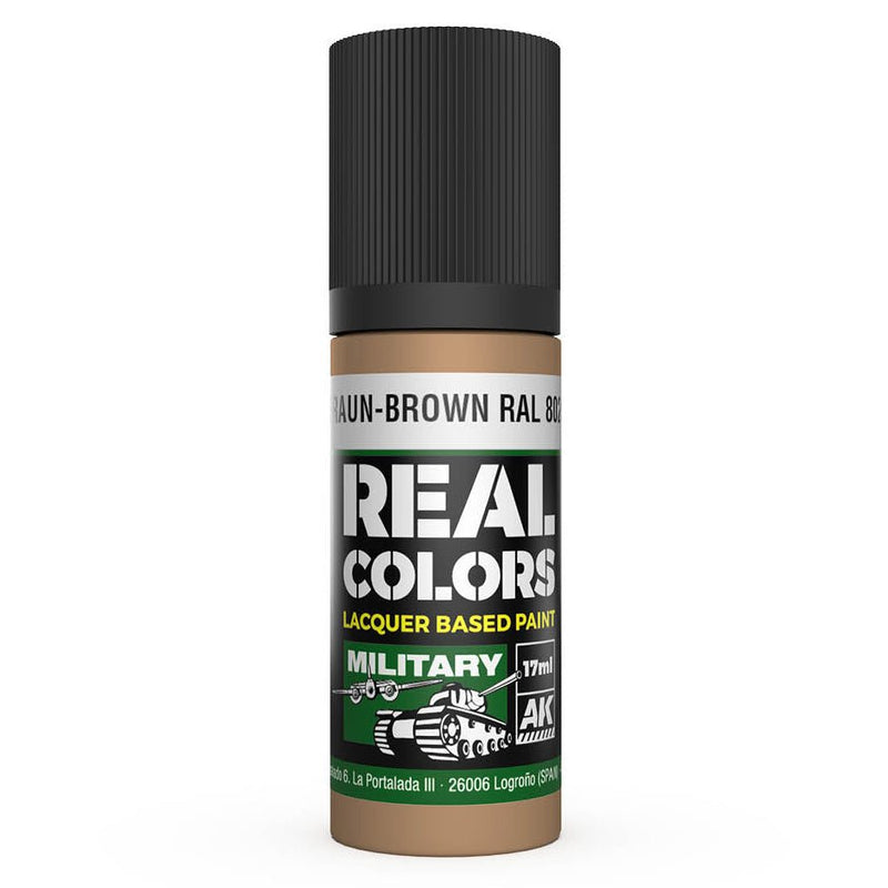 AK Interactive Real Colors - Braun-Brown RAL 8020
