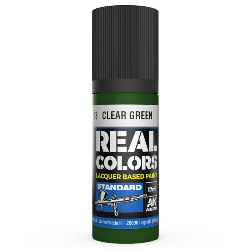 AK Interactive Real Colors - Clear Green 17ml. (RC823)