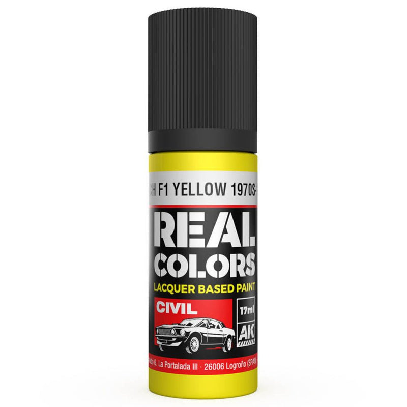 AK Interactive Real Colors - French F1 Yellow 1970s-1980s 17ml.