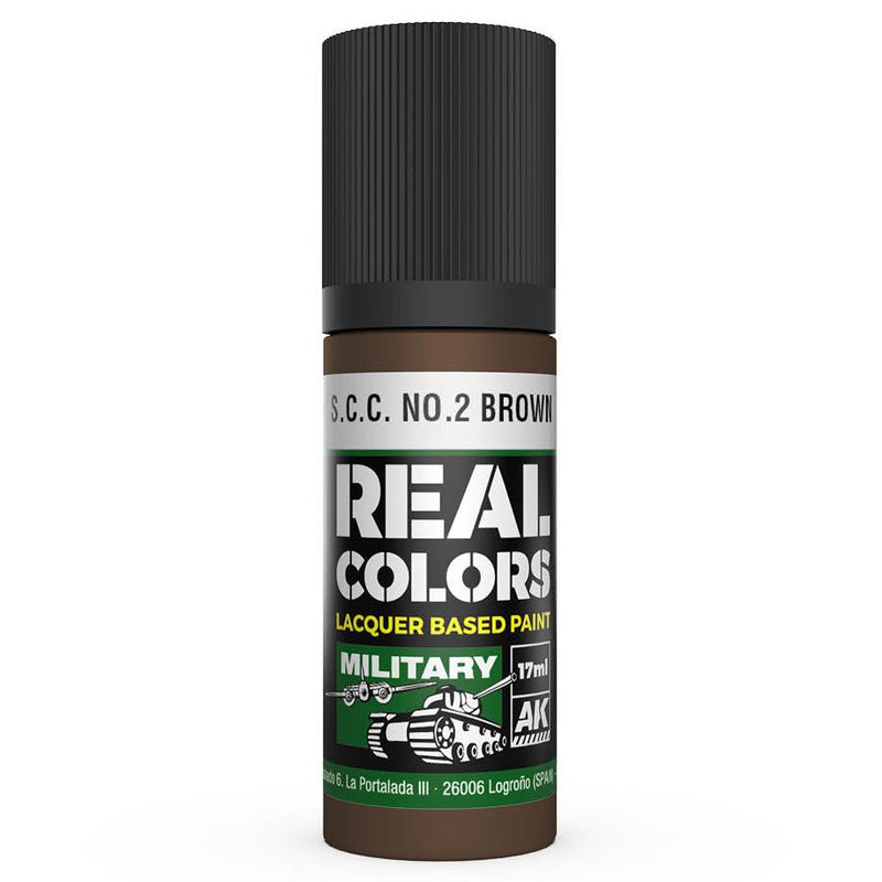 AK Interactive Real Colors - S.C.C. No.2 Brown