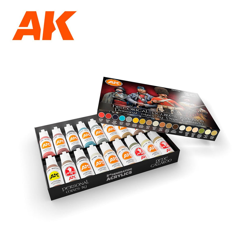AK Interactive Signature Set - Historical Figures XVI-XVIII by Pepe Gallardo AK11762