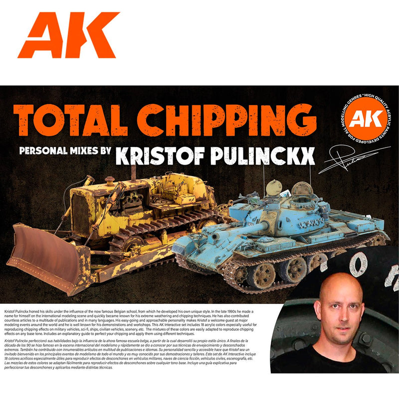 AK Interactive Signature Set - Total Chipping by Kristof Pulinckx AK11767