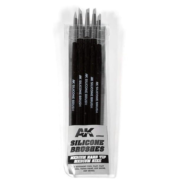 AK Interactive Silicone Brushes Medium Tip Medium AK9086