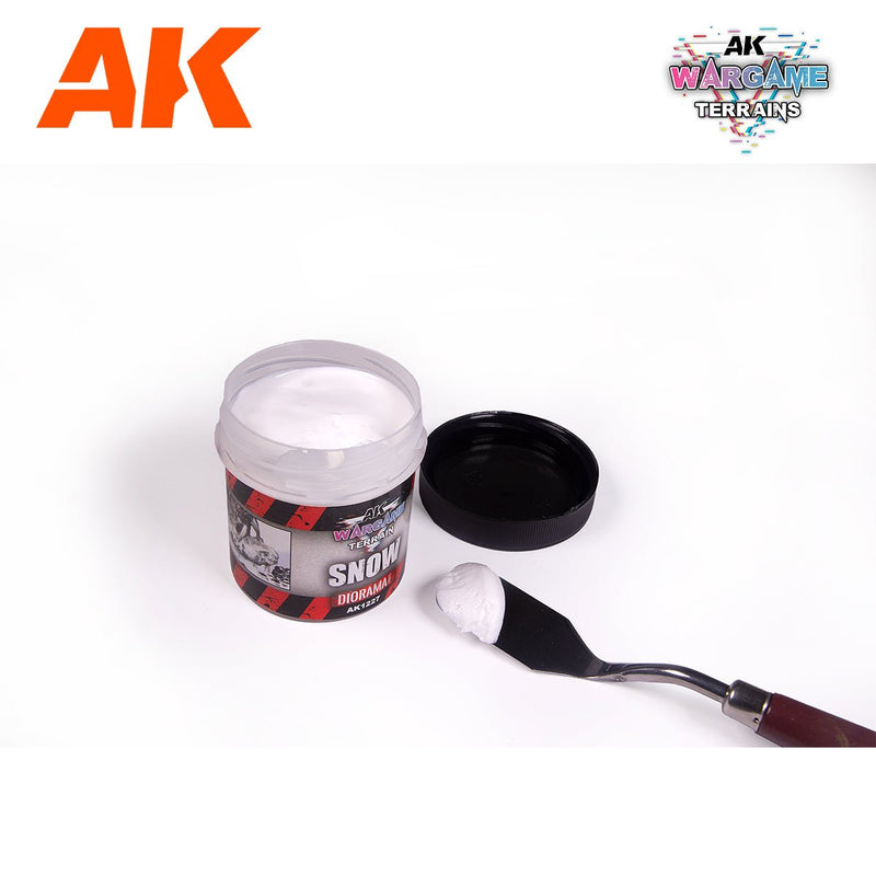 AK Interactive Snow - Wargame Terrains - 100ml AK1227