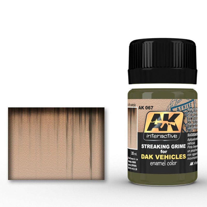AK Interactive Streaking Grime for Afrika Korps Vehicles 35ml AK067