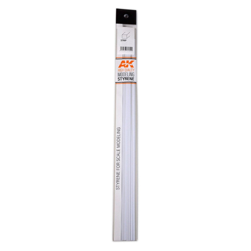 AK Interactive - Strips 0.30 x 4.00 x 350mm - Styrene Strip