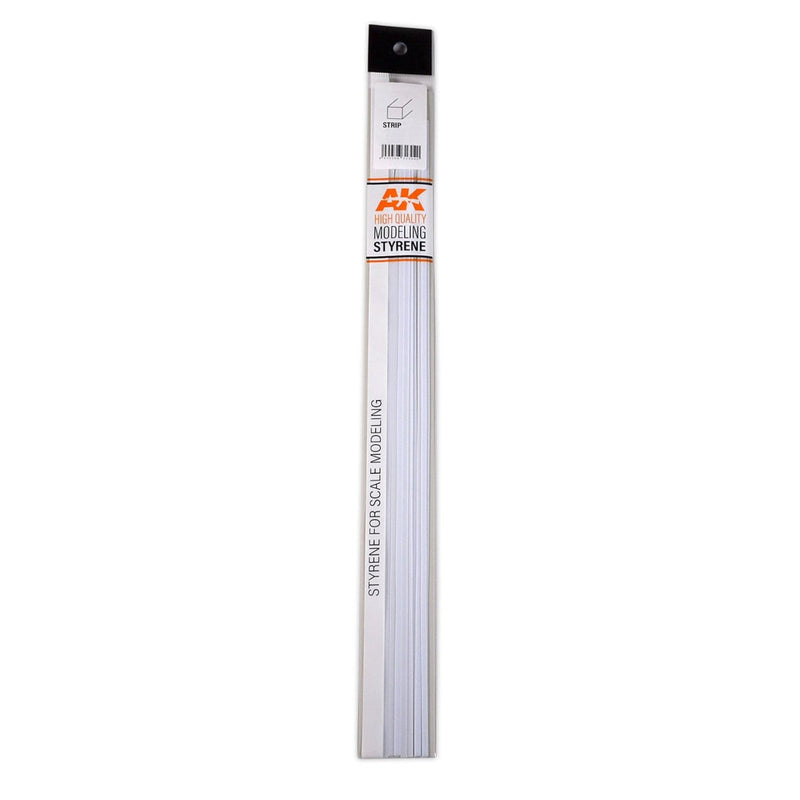 AK Interactive - Strips 1.50 x 2.00 x 350mm - Styrene Strip