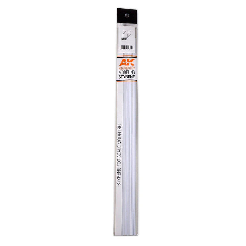 AK Interactive - Strips 2.00 x 2.00 x 350mm - Styrene Strip