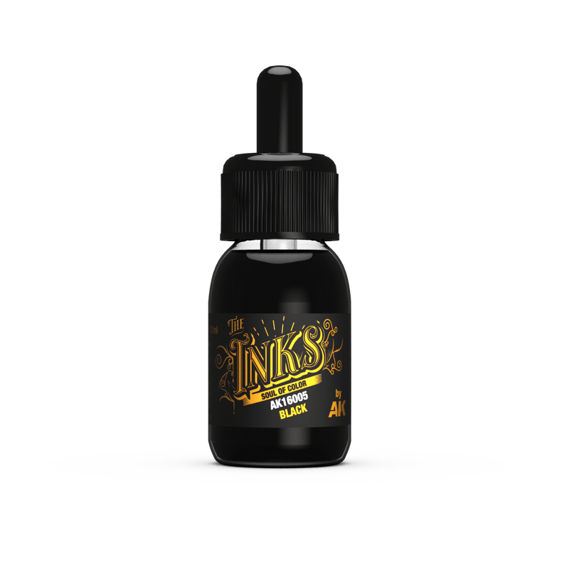 AK Interactive - The Inks - Black AK16005